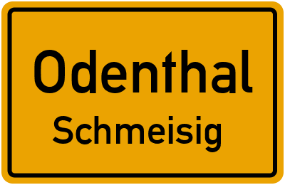 Straßenverzeichnis Odenthal Schmeisig