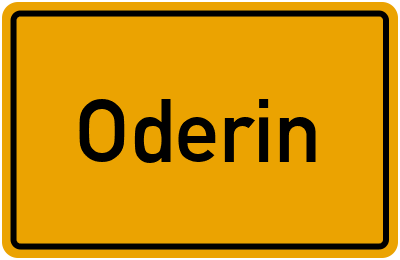 Oderin in Brandenburg