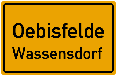 Ortsschild Oebisfelde Wassensdorf