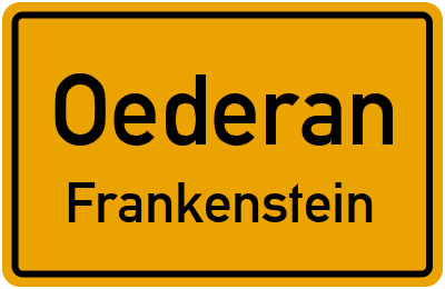 Straßenverzeichnis Oederan Frankenstein
