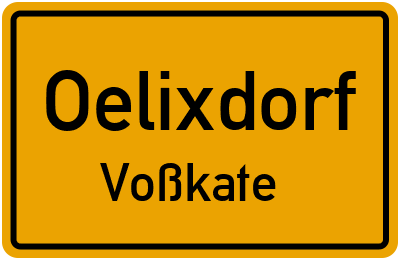 Straßenverzeichnis Oelixdorf Voßkate