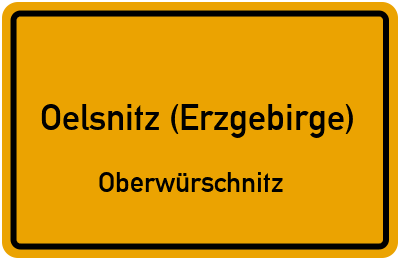 Straßenverzeichnis Oelsnitz (Erzgebirge) Oberwürschnitz