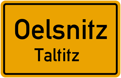 Straßenverzeichnis Oelsnitz Taltitz
