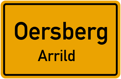 Straßenverzeichnis Oersberg Arrild