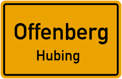 Straßenverzeichnis Offenberg Hubing
