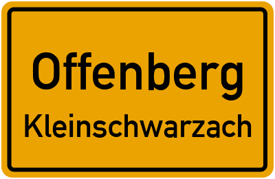 Straßenverzeichnis Offenberg Kleinschwarzach