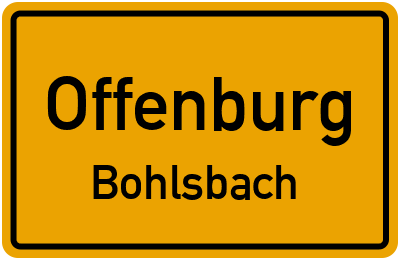Briefkasten in Offenburg Bohlsbach
