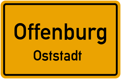 Straßenverzeichnis Offenburg Oststadt