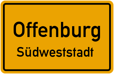 Straßenverzeichnis Offenburg Südweststadt
