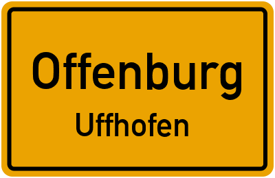 Straßenverzeichnis Offenburg Uffhofen