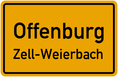 Briefkasten in Offenburg Zell-Weierbach