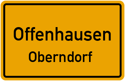 Straßenverzeichnis Offenhausen Oberndorf