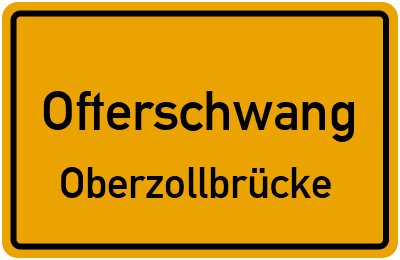 Straßenverzeichnis Ofterschwang Oberzollbrücke