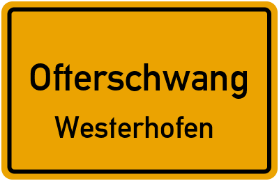 Straßenverzeichnis Ofterschwang Westerhofen