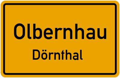Straßenverzeichnis Olbernhau Dörnthal