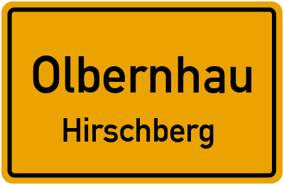 Straßenverzeichnis Olbernhau Hirschberg