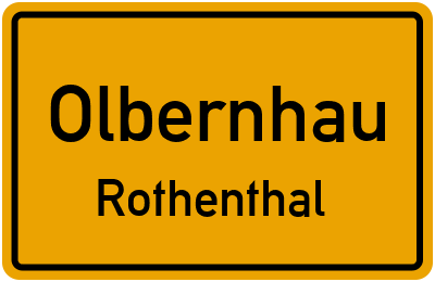 Straßenverzeichnis Olbernhau Rothenthal