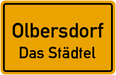 Straßenverzeichnis Olbersdorf Das Städtel
