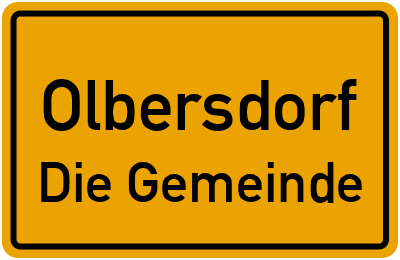 Straßenverzeichnis Olbersdorf Die Gemeinde
