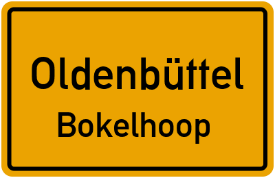 Straßenverzeichnis Oldenbüttel Bokelhoop