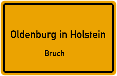 Straßenverzeichnis Oldenburg in Holstein Bruch