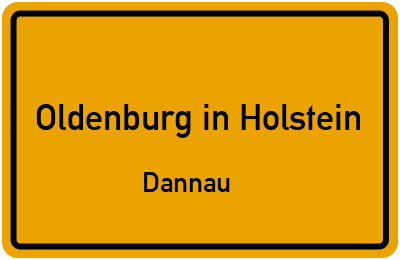 Straßenverzeichnis Oldenburg in Holstein Dannau