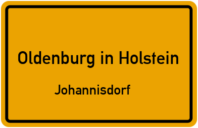 Straßenverzeichnis Oldenburg in Holstein Johannisdorf