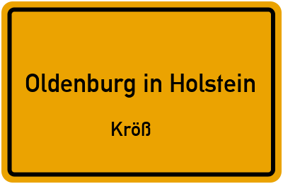 Straßenverzeichnis Oldenburg in Holstein Kröß