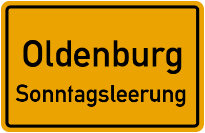 Briefkastenleerung am Sonntag in Oldenburg