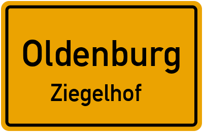 Straßenverzeichnis Oldenburg Ziegelhof