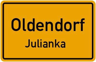 Straßenverzeichnis Oldendorf Julianka