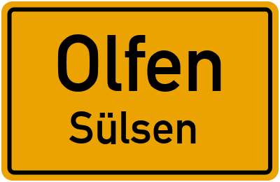 Straßenverzeichnis Olfen Sülsen