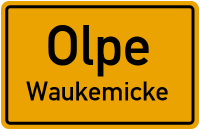 Straßenverzeichnis Olpe Waukemicke