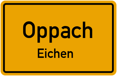Straßenverzeichnis Oppach Eichen