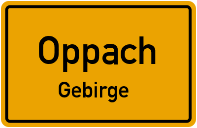 Straßenverzeichnis Oppach Gebirge