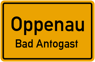 Straßenverzeichnis Oppenau Bad Antogast
