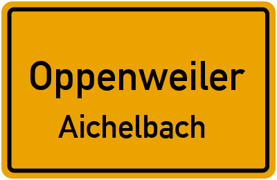 Straßenverzeichnis Oppenweiler Aichelbach