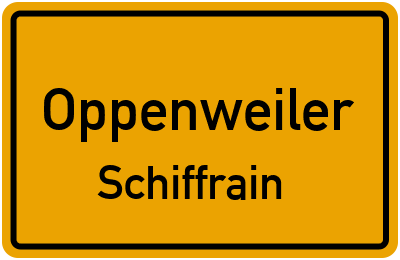 Straßenverzeichnis Oppenweiler Schiffrain