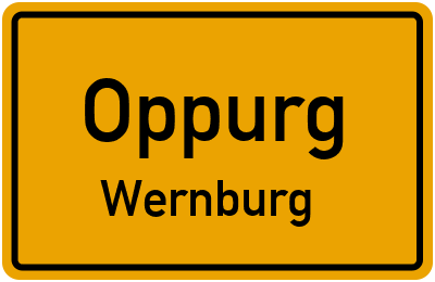 Straßenverzeichnis Oppurg Wernburg