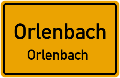 Straßenverzeichnis Orlenbach Orlenbach