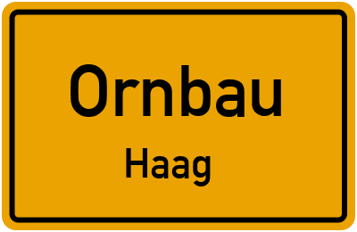 Straßenverzeichnis Ornbau Haag