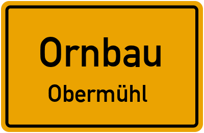 Straßenverzeichnis Ornbau Obermühl