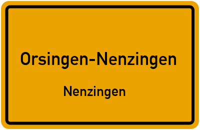 Straßenverzeichnis Orsingen-Nenzingen Nenzingen