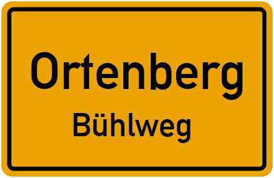 Straßenverzeichnis Ortenberg Bühlweg