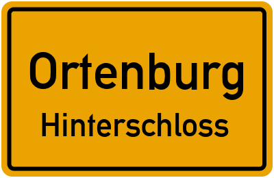 Straßenverzeichnis Ortenburg Hinterschloss