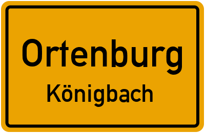 Straßenverzeichnis Ortenburg Königbach