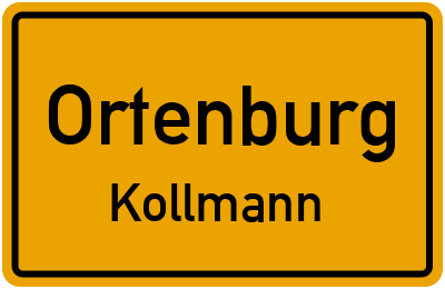 Ortsschild Ortenburg Kollmann