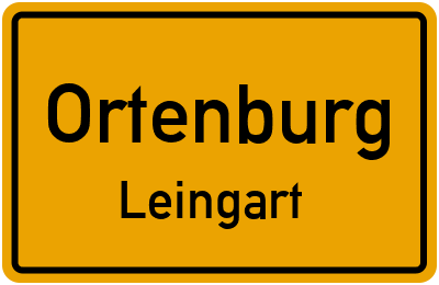 Straßenverzeichnis Ortenburg Leingart