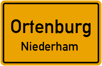 Straßenverzeichnis Ortenburg Niederham