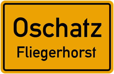 Straßenverzeichnis Oschatz Fliegerhorst